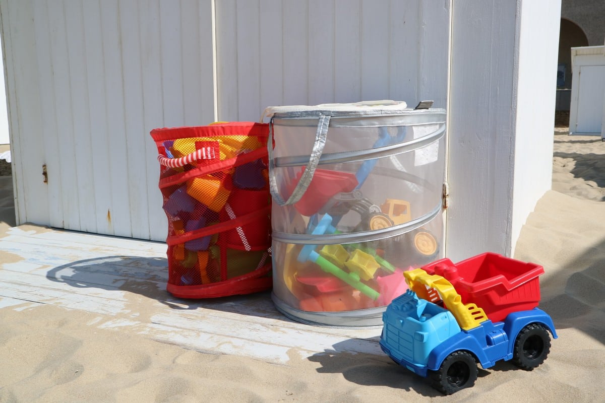 Strandcabine inrichten: strandspeelgoed